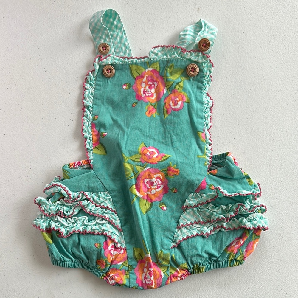 Matilda Jane Teal Floral Romper